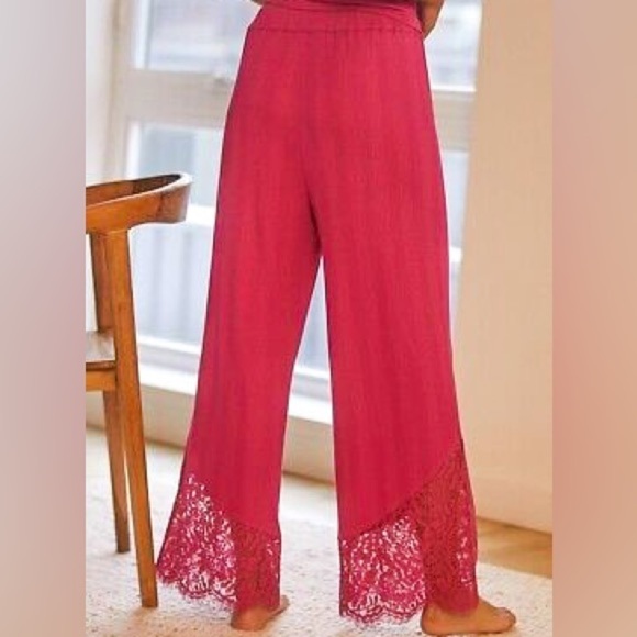 Anthropologie Lila Lace Lounge Pants - Picture 2 of 13
